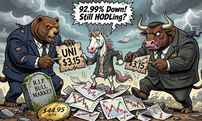 Uniswap ($UNI) enfrenta resistencia en $3,15 tras rally mensual del 34%: ¿prepárate para una corrección?