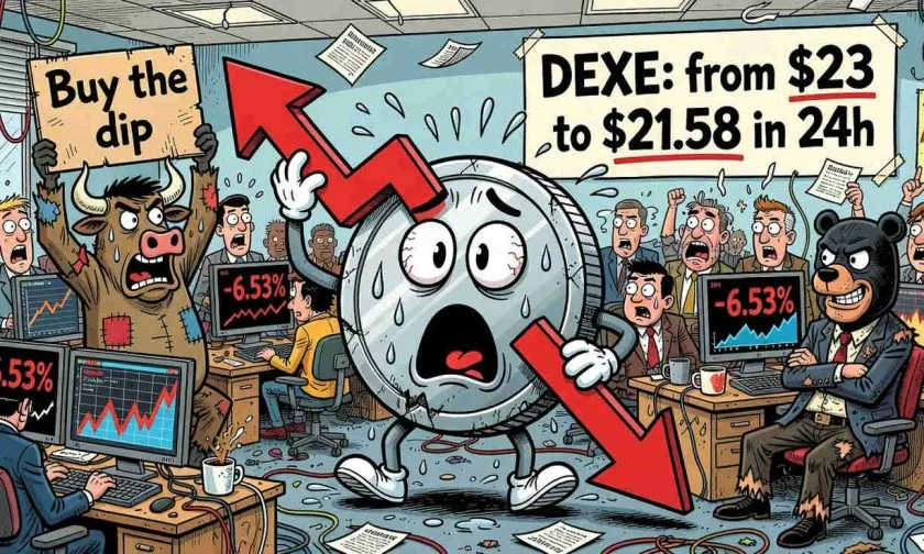 DeXe (DEXE) en caída del 6,53% mientras el mercado evalúa su sobrecalentamiento