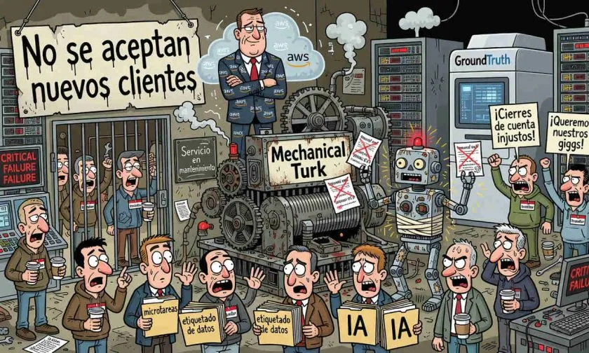 Amazon cerrará Mechanical Turk a nuevos clientes y revive dudas sobre el futuro del crowdsourcing