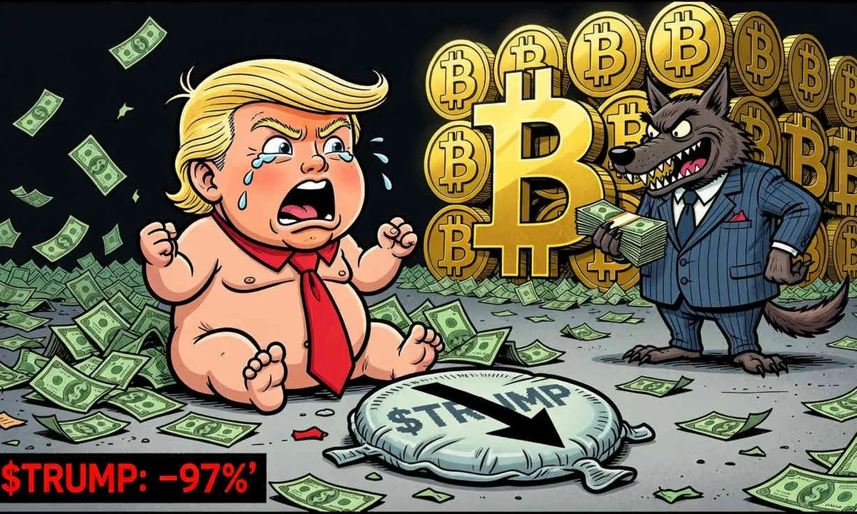 El colapso del token MAGA ($TRUMP): -97% desde su máximo y sin señales de fondo