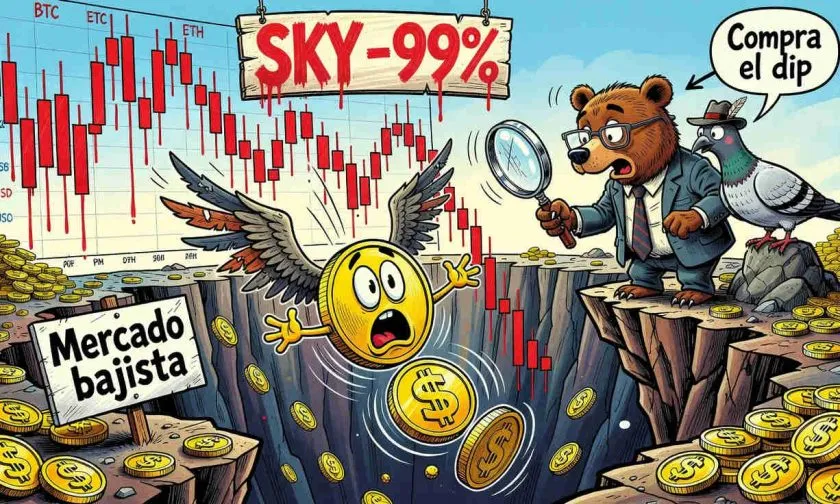 Skycoin (SKY) muestra leve repunte del 0,47% en medio de baja liquidez