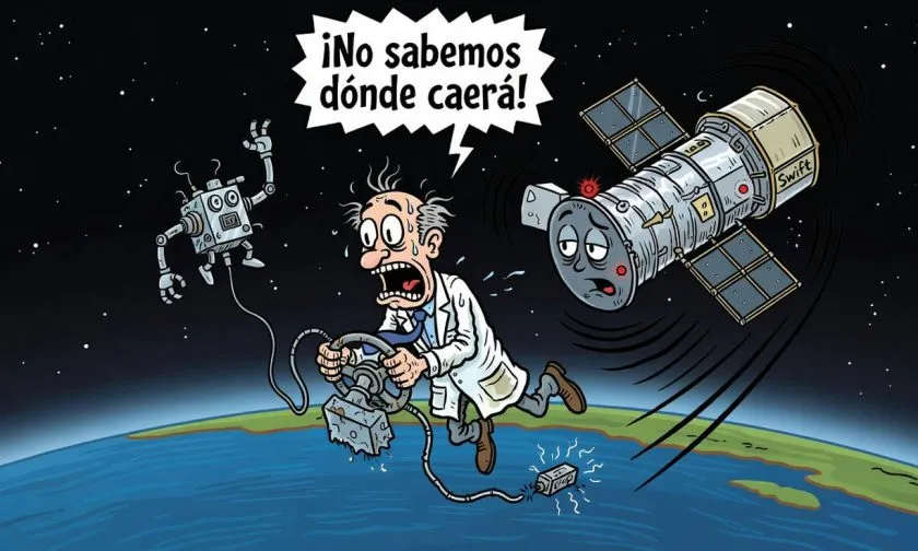 El telescopio Swift de la NASA caerá a la Tierra tras fallar una misión de rescate