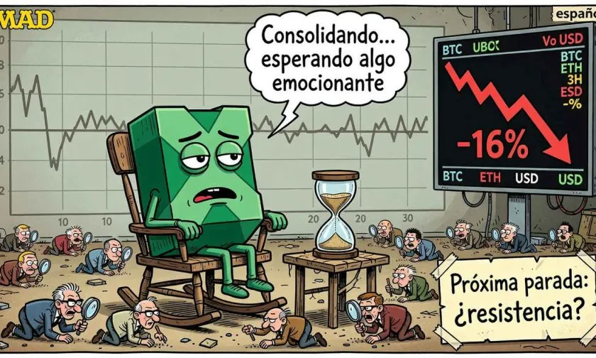 TRX se mantiene plano en medio de baja volatilidad: ¿consolidación o agotamiento?