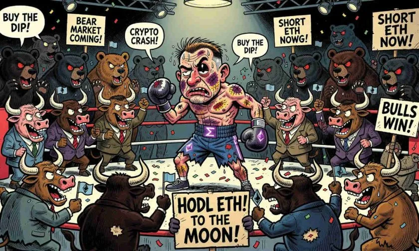 Ethereum rebota un 2.91% desde el soporte de $1.550: ¿reversión o espejismo?