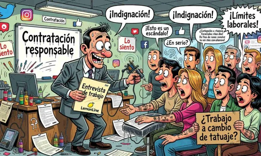 Fundador se disculpa tras ofrecer entrevistas laborales a cambio de tatuajes