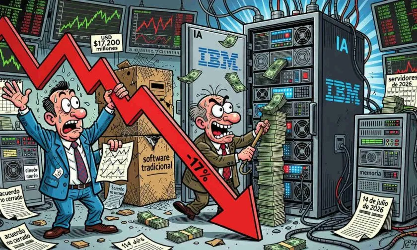 IBM prevé ingresos trimestrales por debajo de lo esperado mientras el gasto se concentra en IA