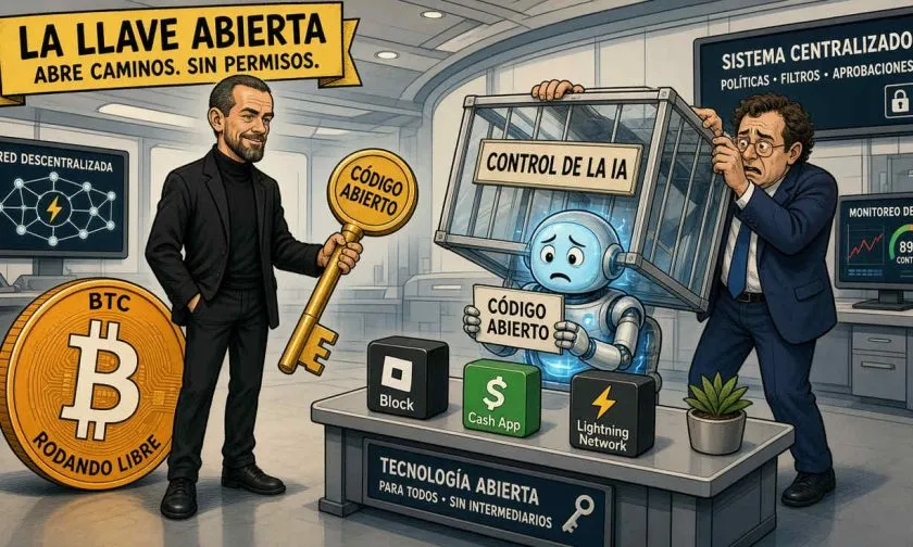 Jack Dorsey desafía el plan de control de la IA y defiende el código abierto