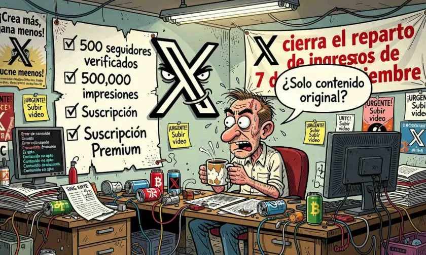 X modifica su sistema de pagos eliminando el reparto de ingresos para creadores