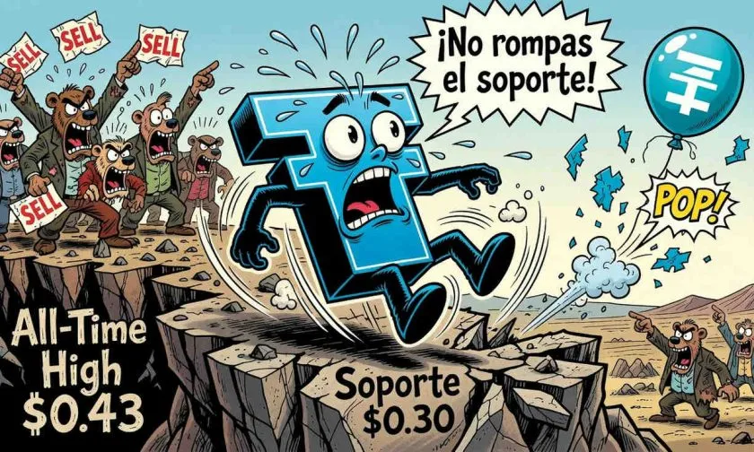 TRX se desliza hacia el soporte de USD $0.30 en medio de una ola vendedora – análisis del 12 de junio