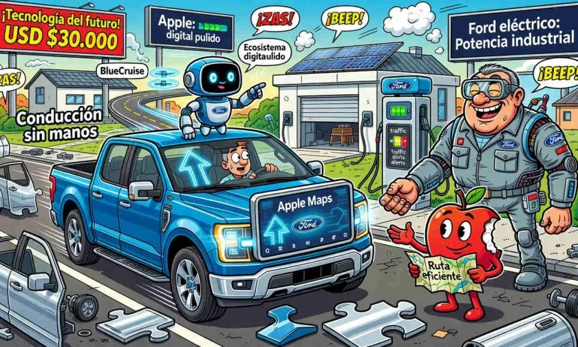 Ford apuesta por Apple para transformar sus vehículos eléctricos de próxima generación