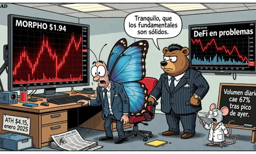 Morpho (MORPHO) se estabiliza bajo presión mientras el volumen revela cautela el 2026-07-26