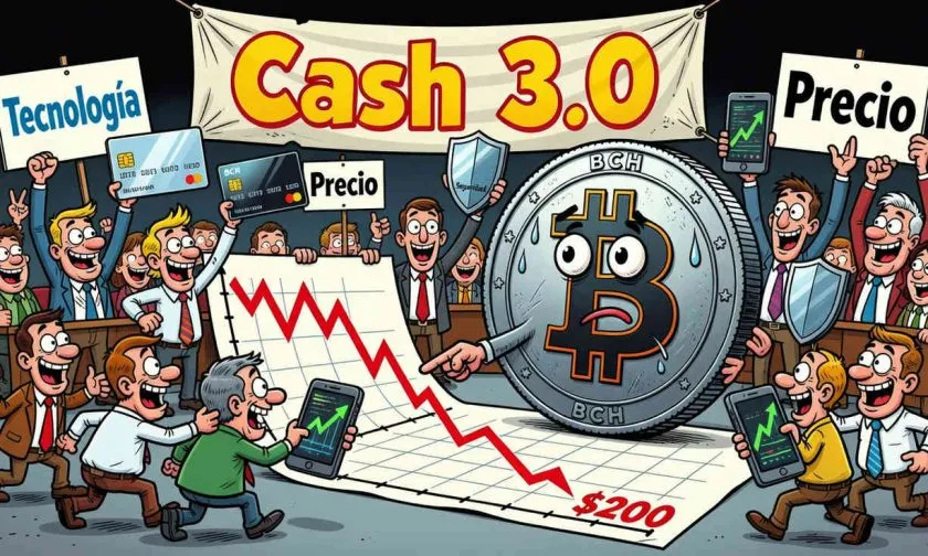 Bitcoin Cash mejora su privacidad y tecnología NFC, pero enfrenta riesgo bajo USD $200