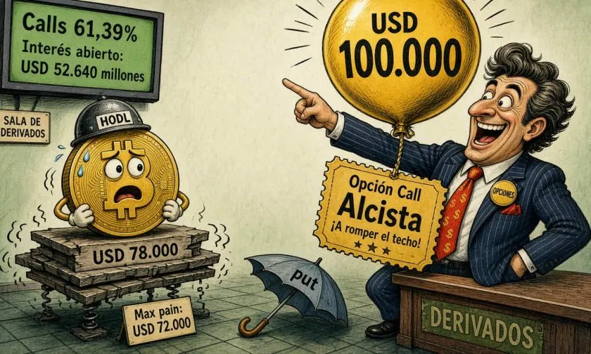 Operadores de opciones de Bitcoin se vuelven alcistas tras un año de cautela