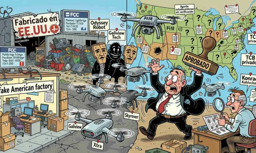 Prohibición de drones extranjeros en EE.UU. enfrenta problemas debido a empresas fantasma