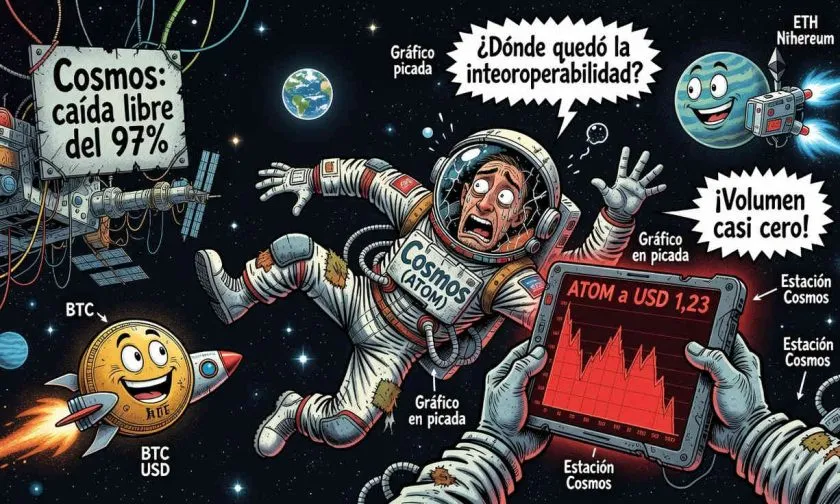 ATOM en zona de derrumbe histórico: ¿puede Cosmos caer por debajo de $1?