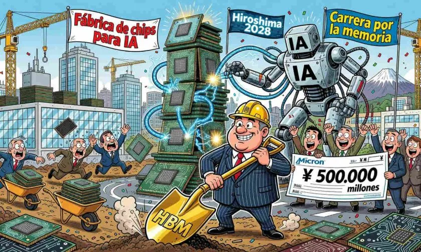 Micron invertirá USD $9.300 millones en Japón para ganar terreno en chips HBM para IA