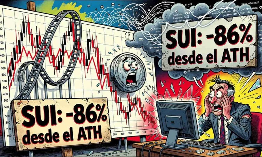 Sui extiende su agonía bajista: cae otro 0,9% y se acerca a soportes críticos en julio 2026
