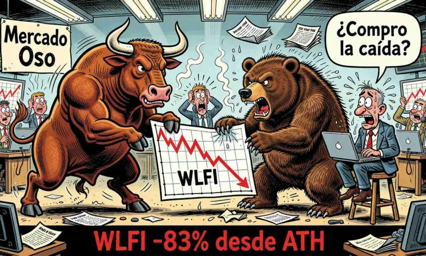 WLFI cae un 83% desde su máximo histórico, analistas debaten su futuro