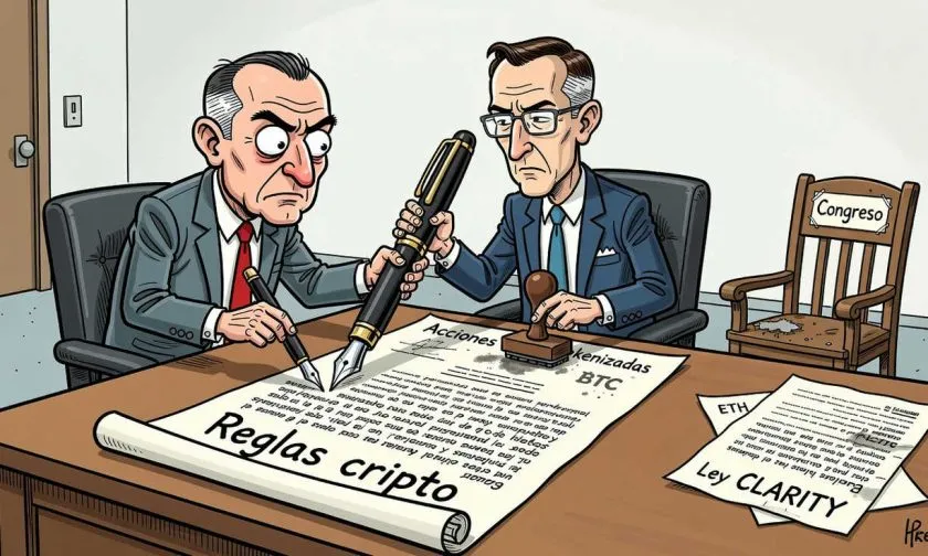 SEC y CFTC implementan nuevas regulaciones cripto tras caída de la Ley CLARITY