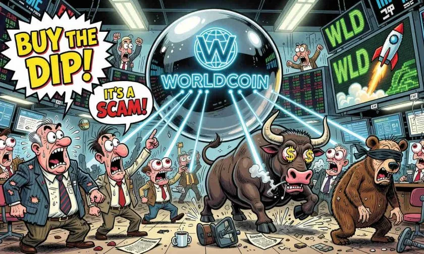 Worldcoin desafía la tendencia bajista con un alza del 12.95% en 24 horas