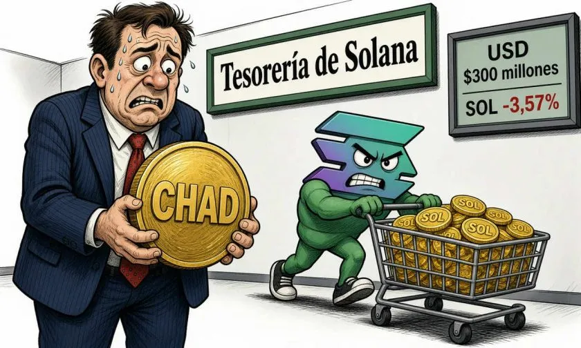 DeFi Development Corp establece un programa CHAD de USD $300 millones para comprar más SOL