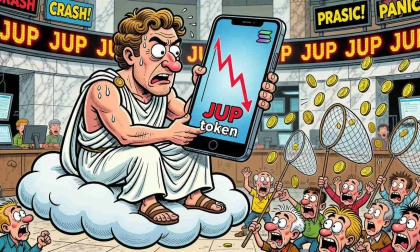 Júpiter en zona de decisión: JUP en $0,1986 con volumen desplomado y corrección del 15%