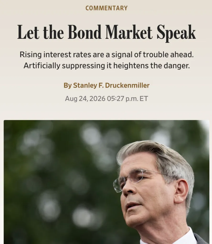 Druckenmiller, Bessent'in tahvil politikası için 'Bırakın artsın' dedi