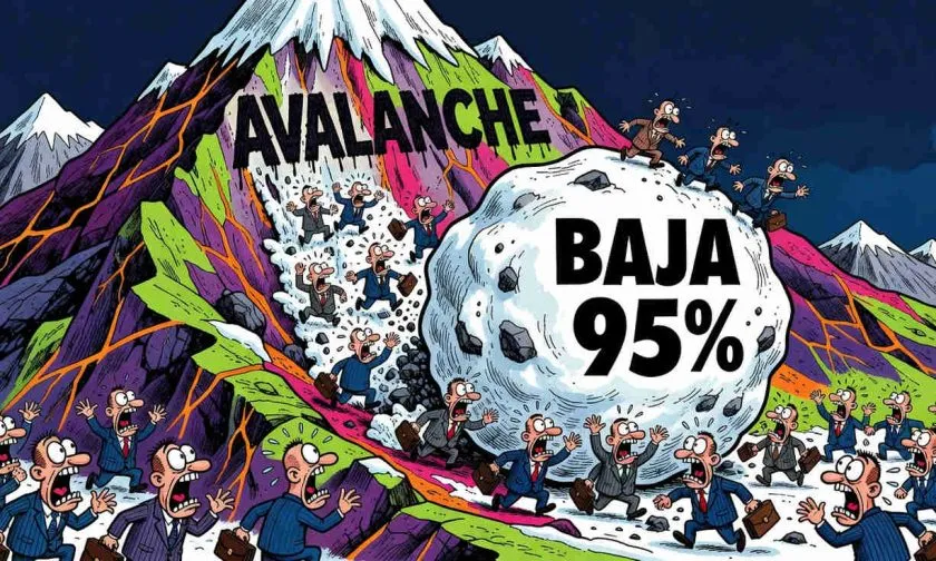 Avalanche (AVAX) se aferra a los USD $6,46 mientras la sombra de su ATH de USD $145,31 se desvanece