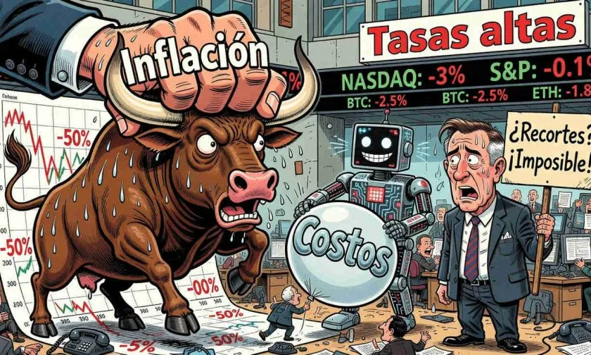 Inflación y tasas altas generan venta masiva en Wall Street, advierten expertos