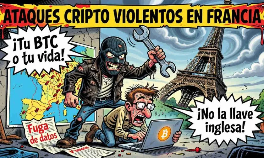 Robos violentos de cripto superan los USD $30 millones en 2026: Francia es el epicentro
