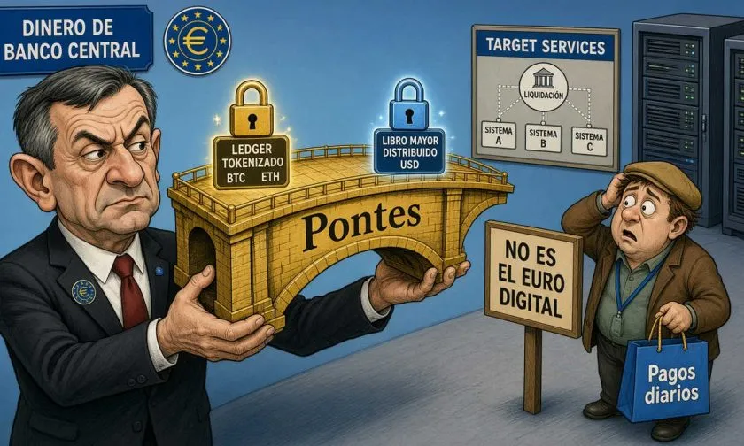 BCE presenta Pontes para integrar finanzas tokenizadas con dinero centralizado