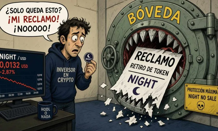 Retiro en la bóveda de Ethereum de Midnight coincide con baja de NIGHT