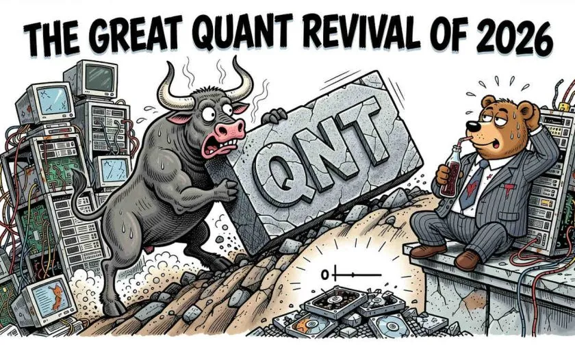 Quant (QNT) se recupera un 4.72% pero el volumen mínimo enciende alarmas
