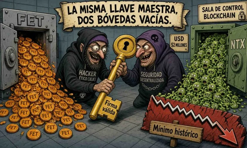 Ataques en cripto causan pérdidas de $2 millones a Fetch.ai y NuNet