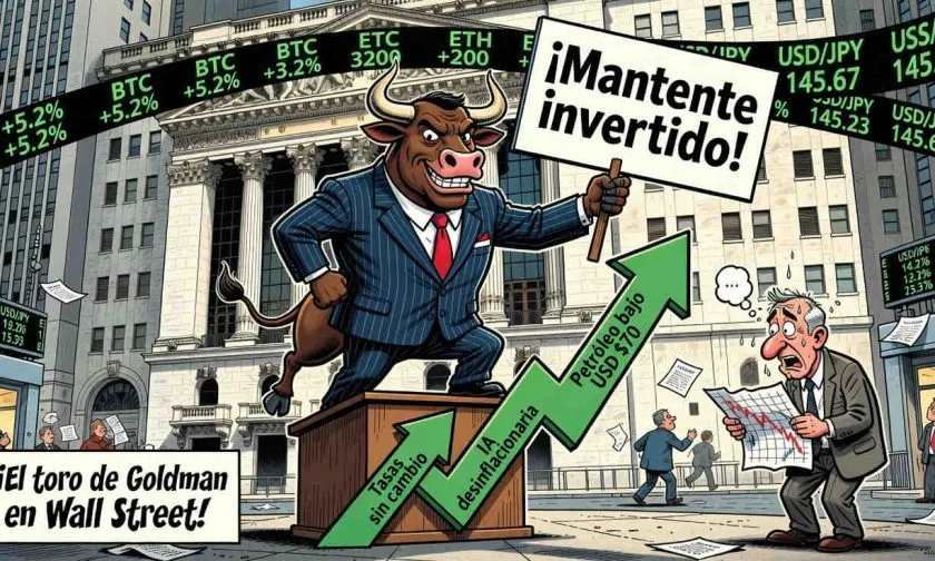 Goldman Sachs aconseja mantener inversiones por estabilidad en tasas y petróleo