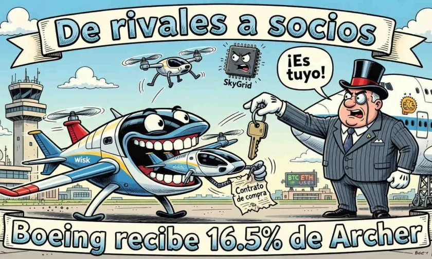 Archer compra a Wisk Aero y Boeing se vuelve accionista