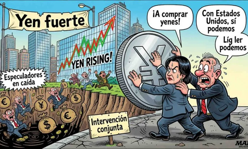 Japón y EE. UU. unen fuerzas contra especuladores del yen: la intervención conjunta que sacudió los mercados