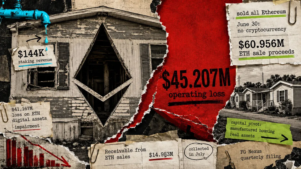 FG Nexus liquidates all Ethereum holdings, suffers $45 million loss