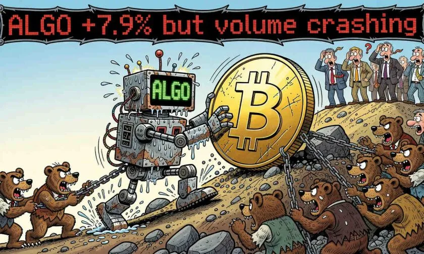 Algorand (ALGO) rebota un 7,9% en una semana pero el bajo volumen enciende alertas