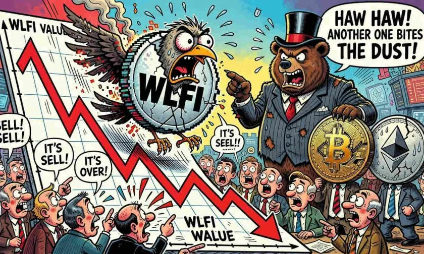 WLFI acumula un desplome del 83%: el token de World Liberty Financial toca mínimos que preocupan al mercado