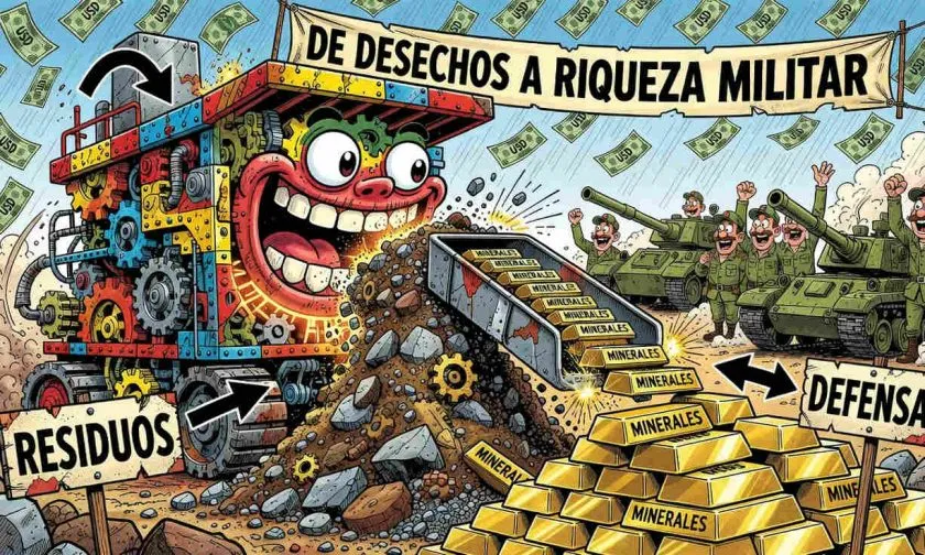 Startup convierte residuos mineros en minerales para defensa con nuevo financiamiento