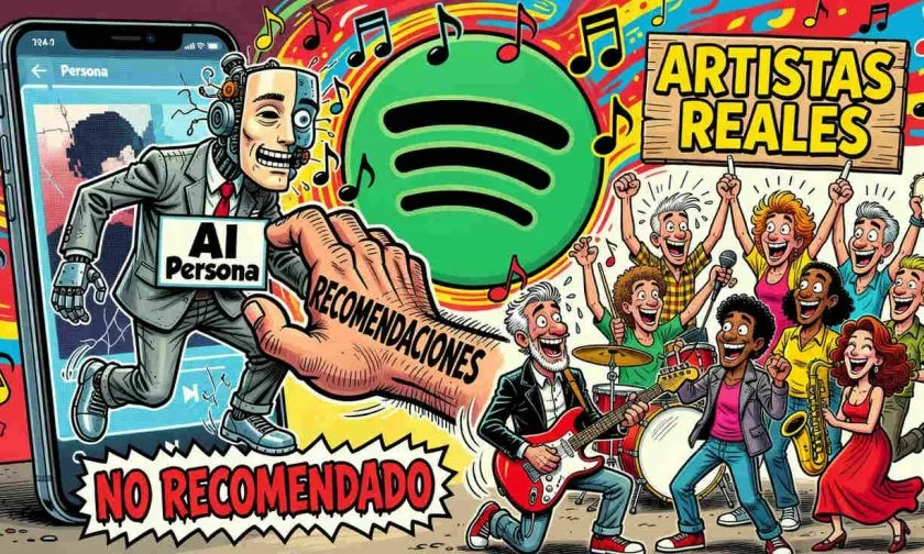 Spotify etiquetará artistas de IA y limitará sus recomendaciones a usuarios