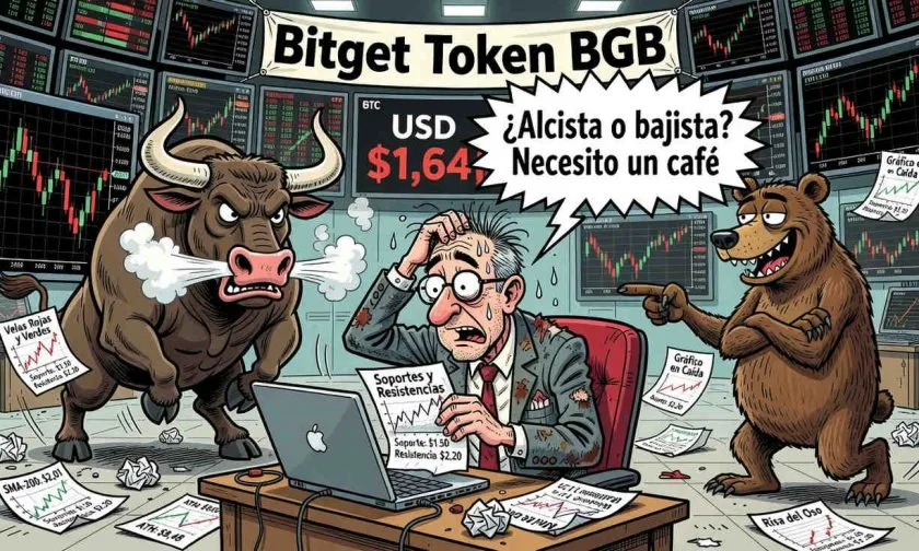 BGB mantiene precio de USD $1,64 a pesar de un año de caída del 66%