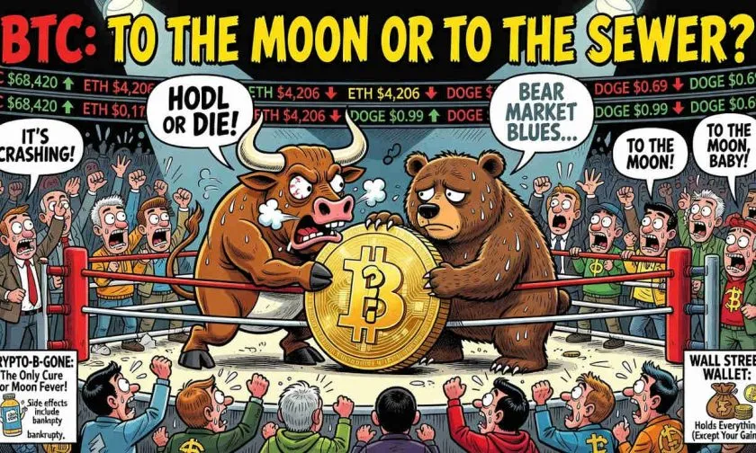 Bitcoin se aferra a los USD $68.000 mientras los alcistas esperan una ruptura definitiva