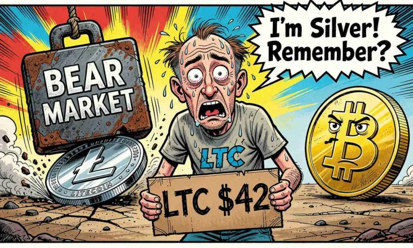 Litecoin ($LTC) lucha por los $42 y registra mínimos no vistos desde 2022: ¿oportunidad o trampa de valor?