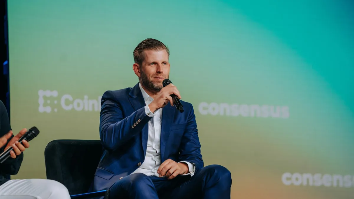 Eric Trump says bitcoin in its 'greatest period ever' as Wall Street falls in line