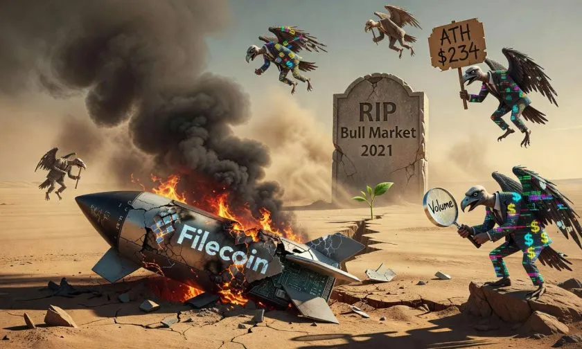 Filecoin se desploma a un nuevo mínimo cíclico por debajo de USD $0,80