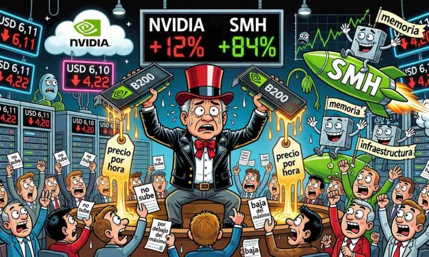 Nvidia pierde impulso mientras Kalshi apuesta a una baja en precios de chips B200