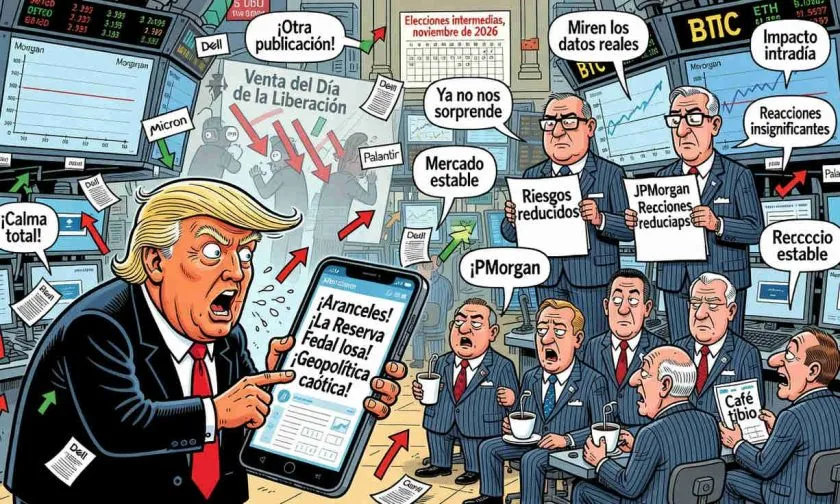 Las publicaciones de Trump ya no sacuden los mercados, según Morgan Stanley