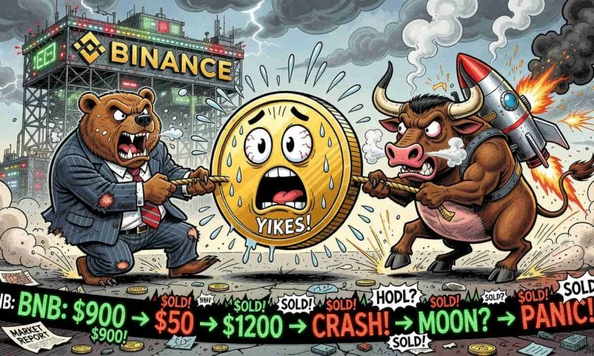 BNB repunta 3.86% en medio de fuerte presión vendedora: ¿oportunidad de compra o rebote efímero?